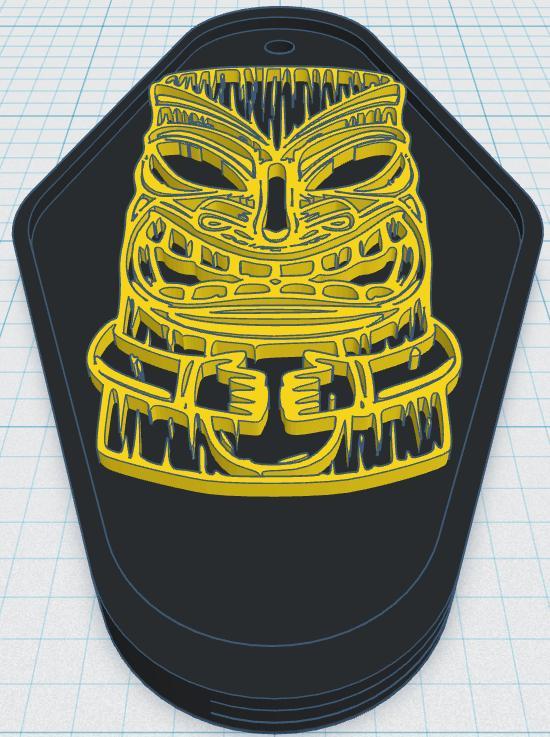 Tiki Keytag 39