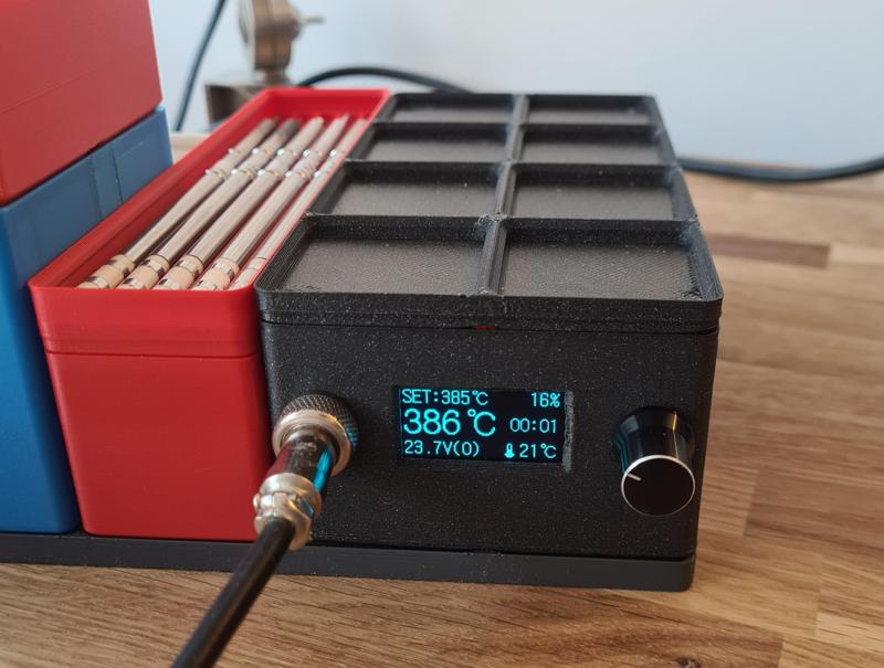 Gridfinity T-12 soldering station DIY