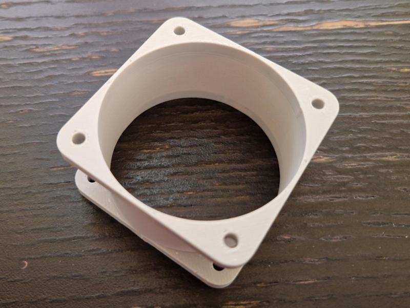 50mm fan tunnel / tube / extension