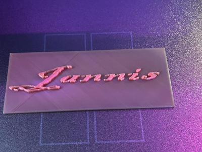 Children's Room Door Sign Name (Jannis)