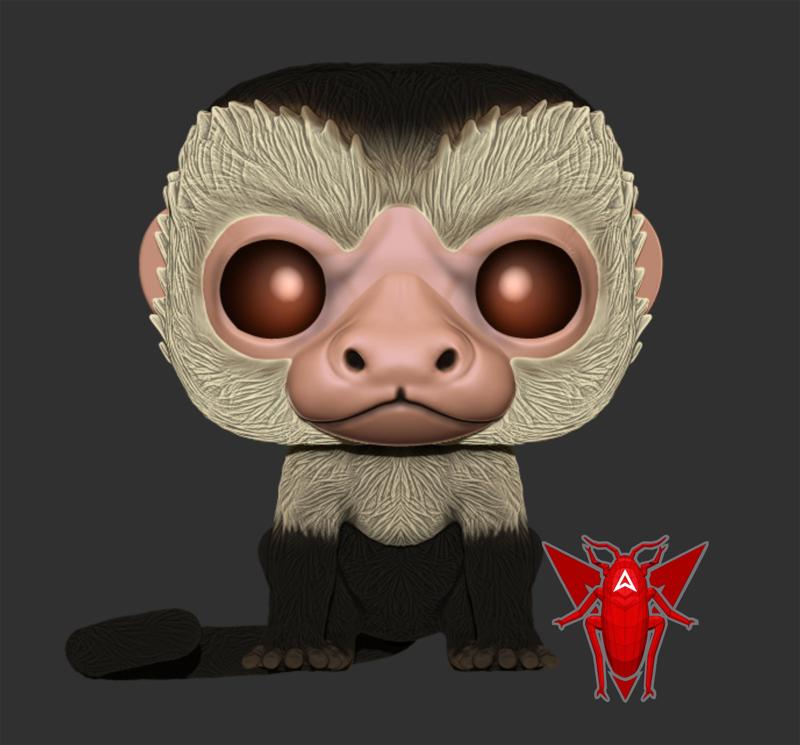 FUNKO POP PET / CAPUCHIN MONKEY FUNKO POP / CEBUS CAPUCINUS