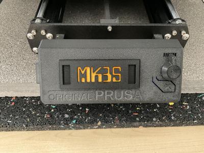 Flat display cover for MK3S and MK3S+