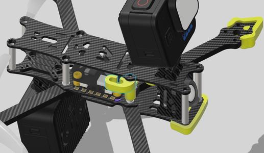 Duo 50 Freestyle Frame - Power Cable Mount