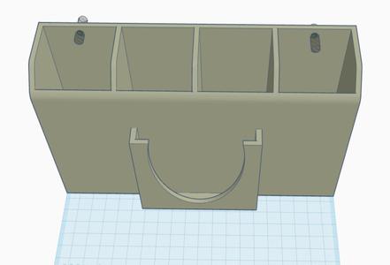 Hanging Tool Organizer with Sticky Note Holder