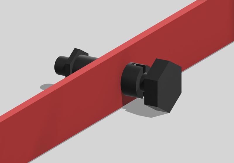 Fume Cupboard Sliding Sash Knob Handle