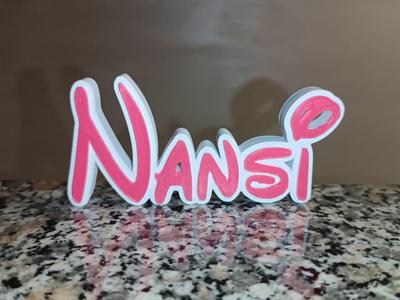 Nansi Disney Name Sign Decorated Room child Birth