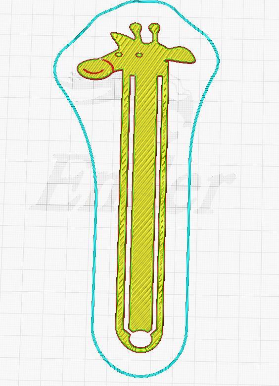 Giraffe bookmark