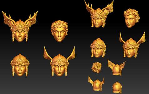 Flame Seraph heads