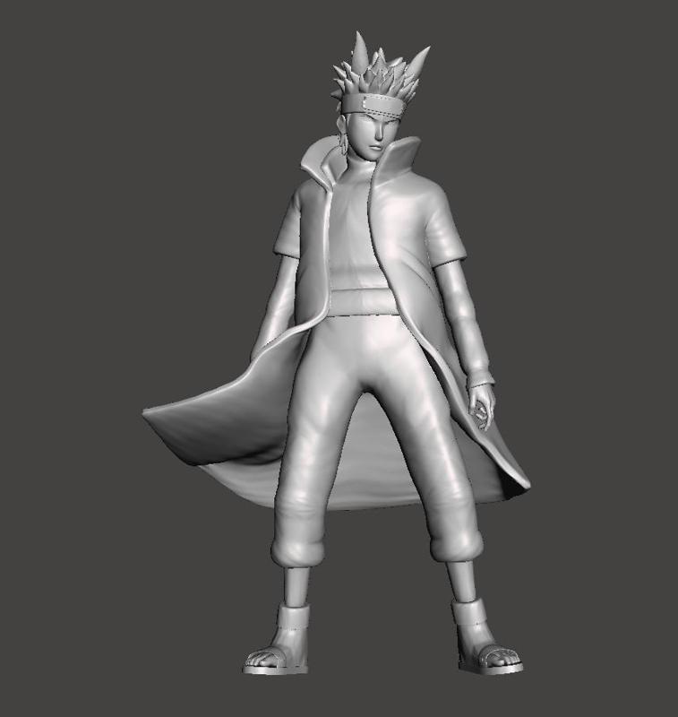 Minato Nine Tails Charka Mode 3D Model