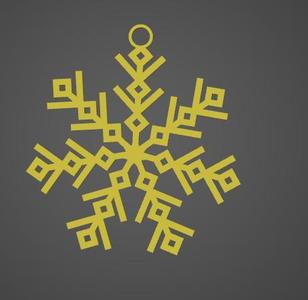 CHRISTMAS SNOWFLAKE DECORATIONS