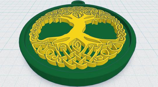 Celtic / Norse - Tree Of Life Pendent 32