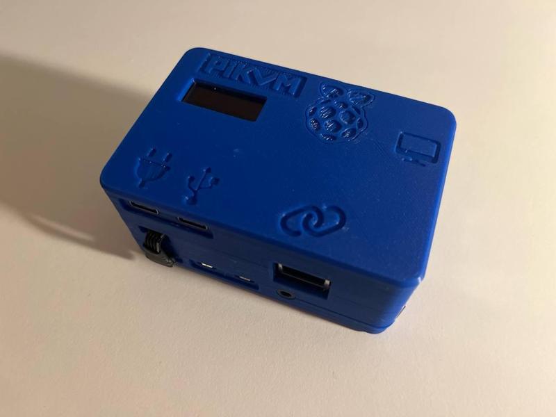 PiKvm Case with RJ45 ATX Connector and OLED