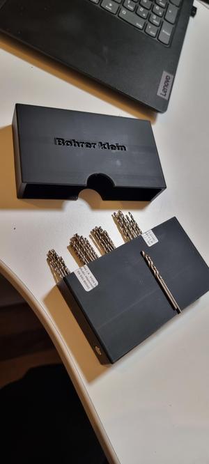 Bohrer Aufbewahrungsbox Bohrer Box für kleine Bohrer Drill storage box. Magnetic