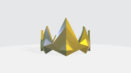 polygonal crown