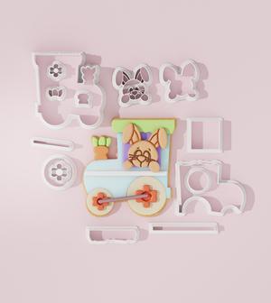 Easter Train #1 Cookie Cutter
