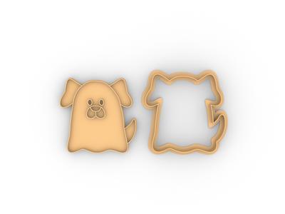 halloween dog - cookie cutter