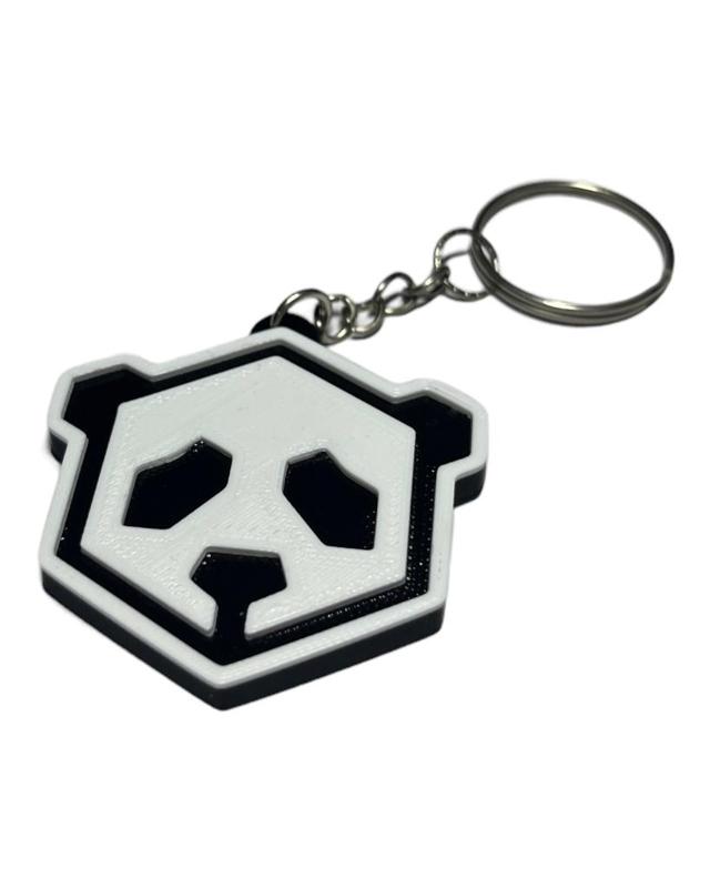 Panda Geometry Keychain