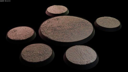 Miniature bases: Sand
