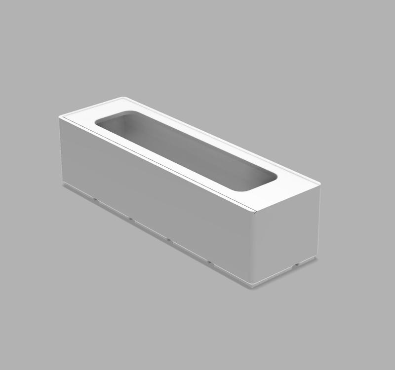 Gridfinity Quart Freezer Bag Container (1.5 x 5)