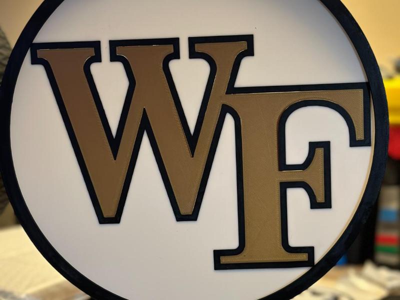 Wake Forest University Bar Sign/Lamp