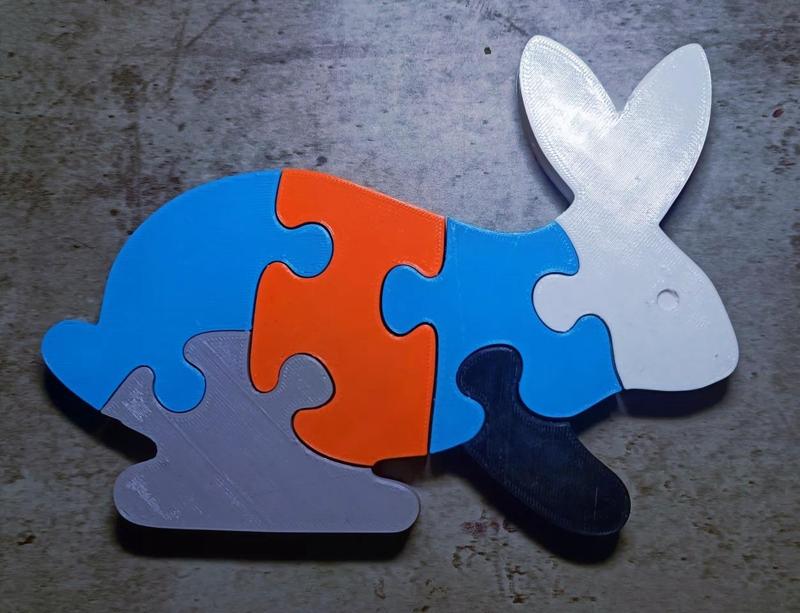 Easter Rabbit Puzzle