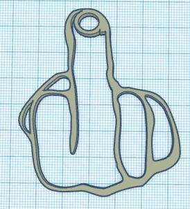 F**K OFF Keychain / Schlüsselanhänger