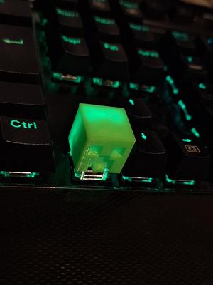 Creeper head keycap RGB