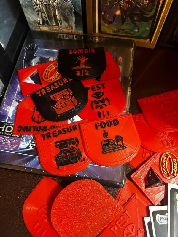 MTG slim tokens v2 border and borderless