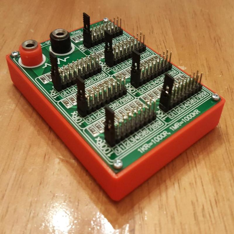 Enclosure for decade resistance pcb