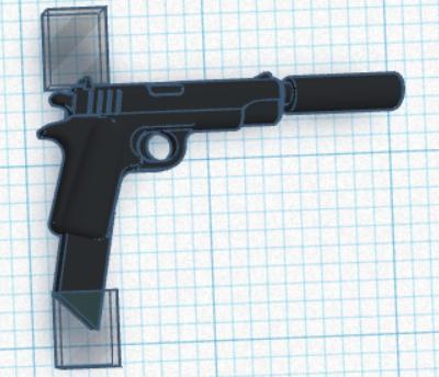 Modified Lego pistol (1911)