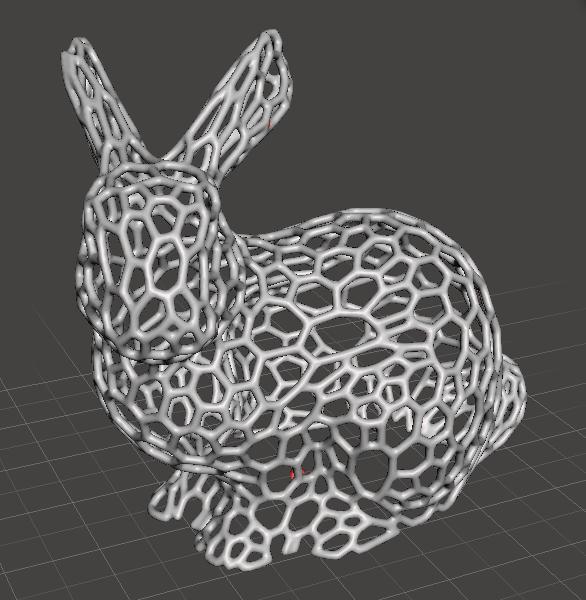 Voronoi Bunny