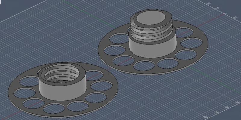 Refillable filament spool