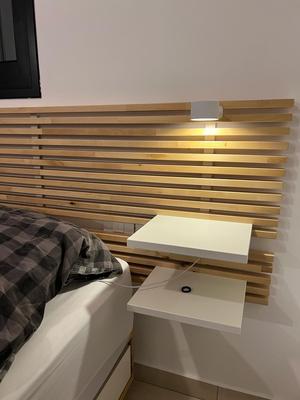 LED Sconce Mount for Ikea Mandal Headboard