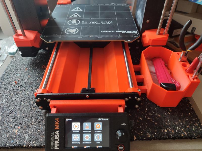 MK4 Abdeckung vorne unter dem Druckbett - MK4 Front cover under print bed