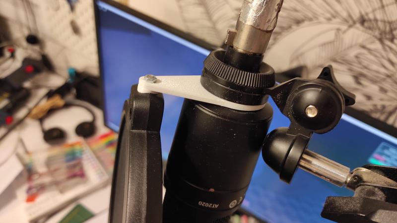 Audiotechnica AT2020 popfilter adapter (Neewer popfilter)