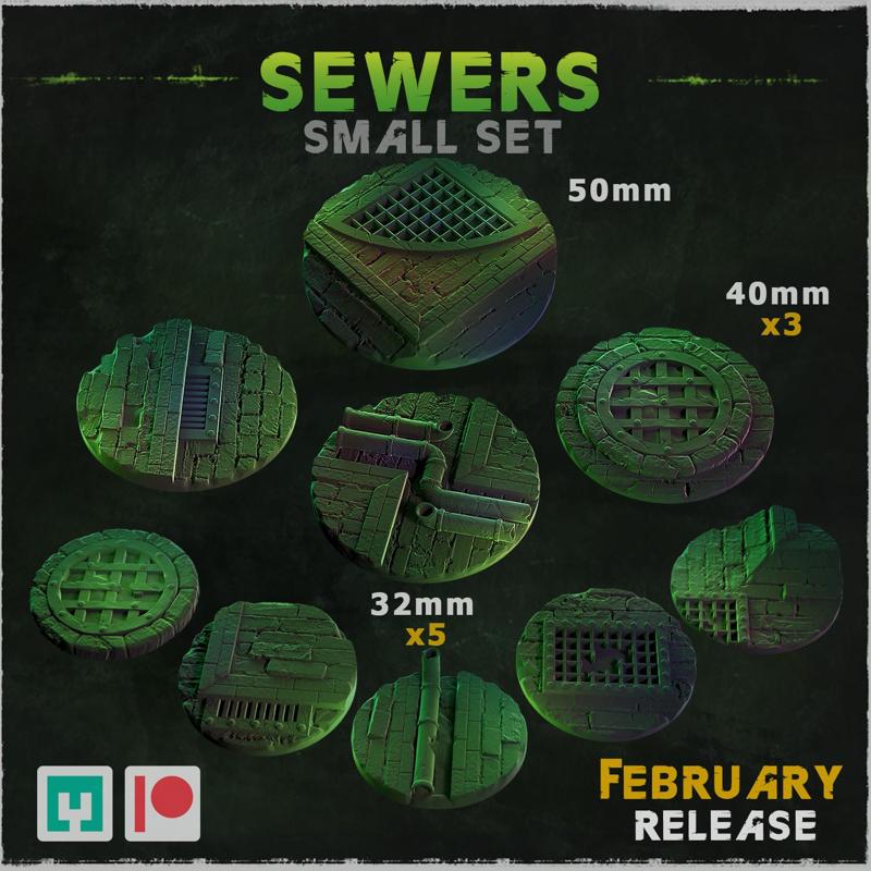 Sewers - Bases & Toppers (Small Set )