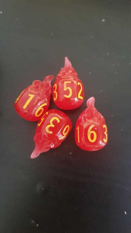 Fireball d6 Dice - V2