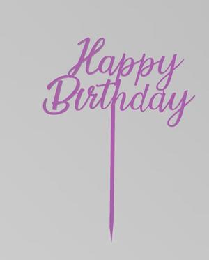 Happy Birthday Cake topper