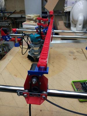 (Open files)  Support alu Chain mpcnc remix