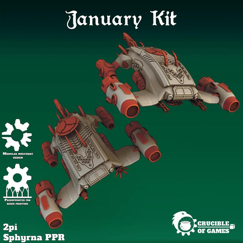 2pi Sphyrna PPR Dropship (8mm)