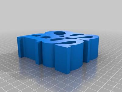 bosssculptureMy Customized WORD Sculpture