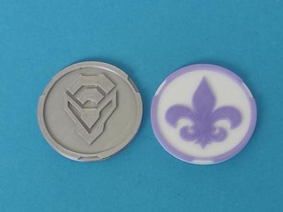 Saints Row Logo & Zin Coins
