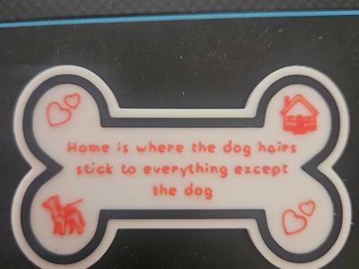 Cute pet statement fridge magnet