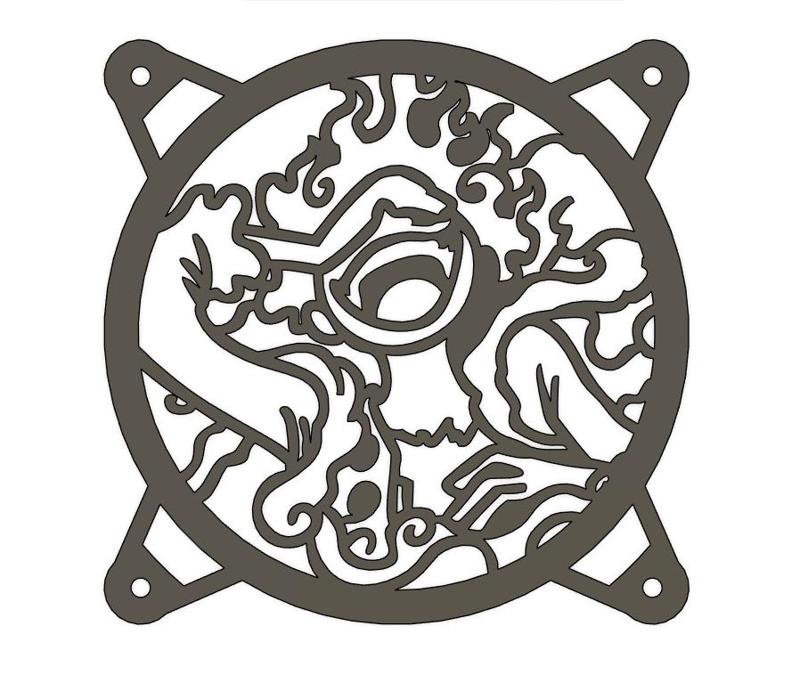 One Piece Nika Fan Cover 120mm