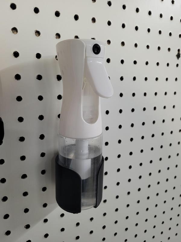 Pegboard Spray Bottle Holder