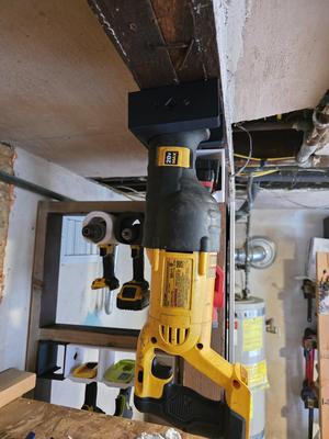 Reciprocating Saw/Sawzall Tool Hanger