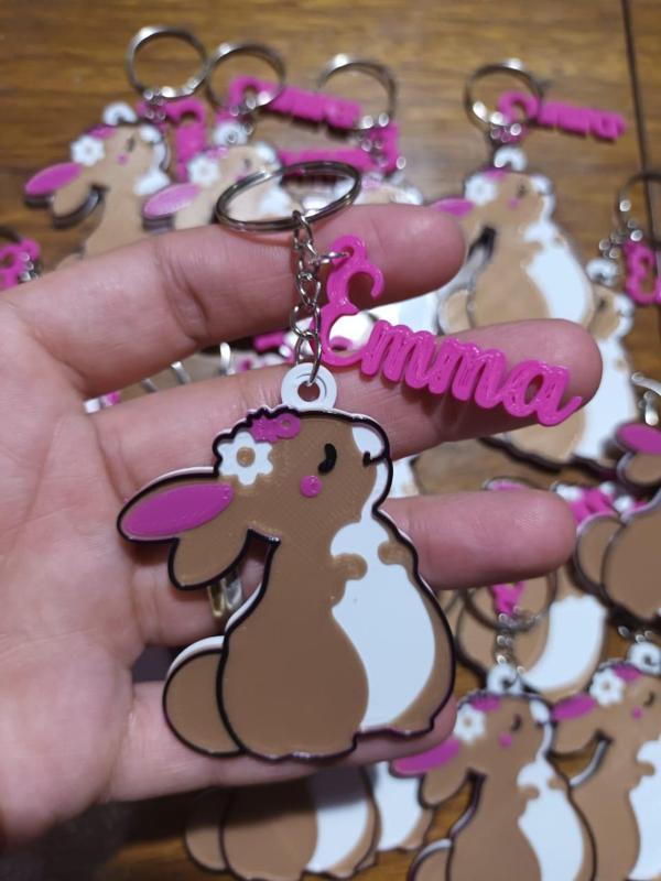 Rabbit keychain