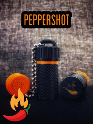 PepperShot - Chilli / Spice Capsule Keychain
