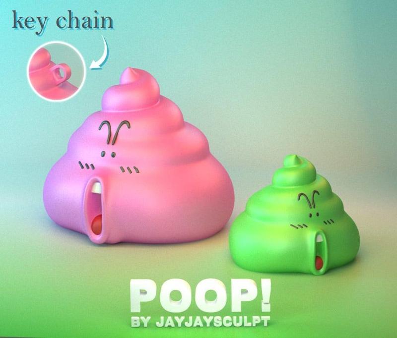 POOP Key Chain