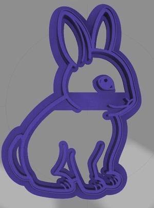 Bunny 2 - Easter Cookie/Dough Cutter